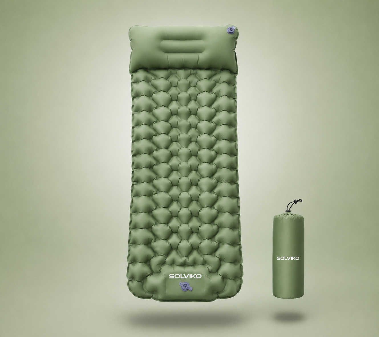 Matelas Gonflable SOLVIKO olive